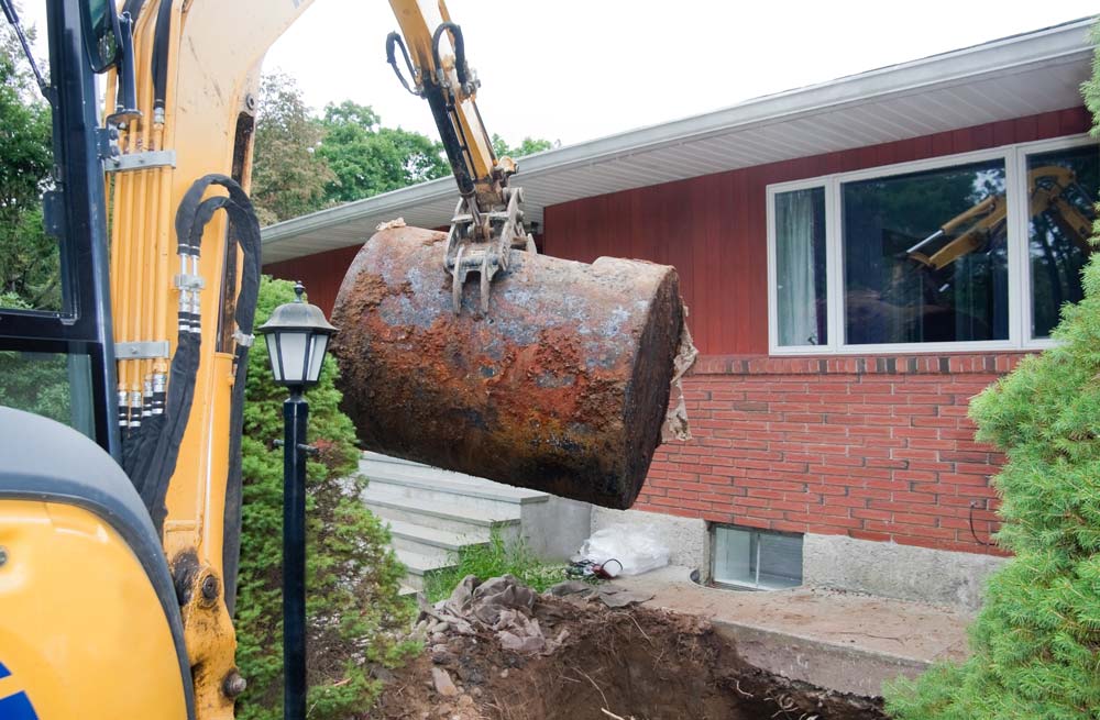 oil tank removal