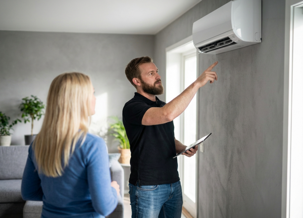 heat pump installation