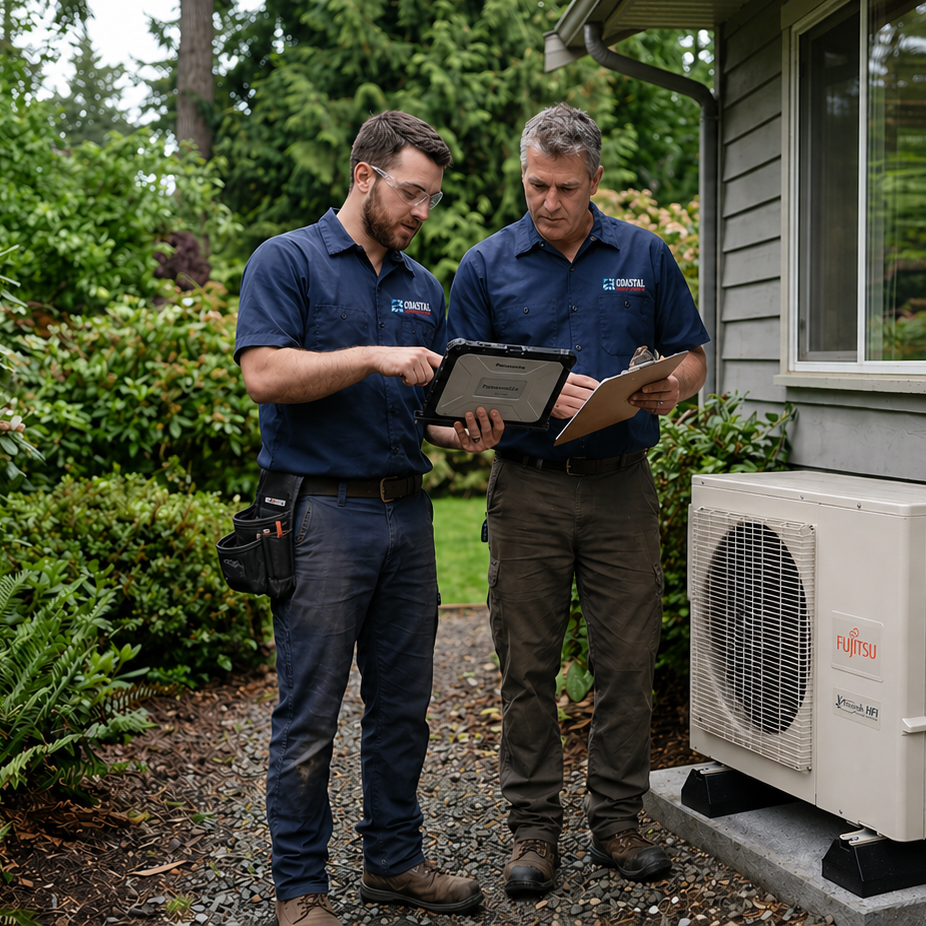 Coast Heat Pumps HVAC Technicians