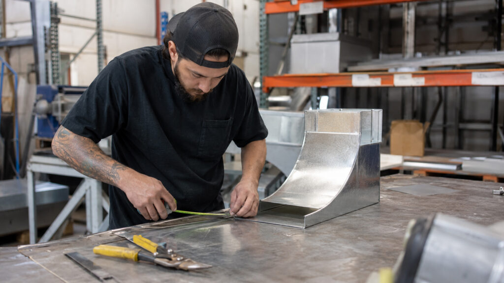 custom sheet metal and ductwork services