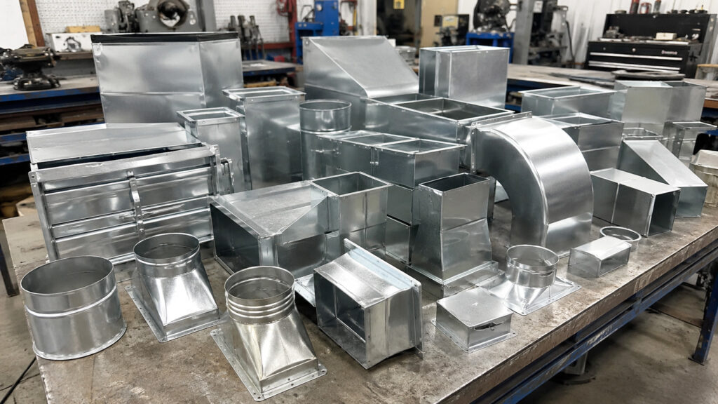 custom sheet metal and ductwork ventilation services