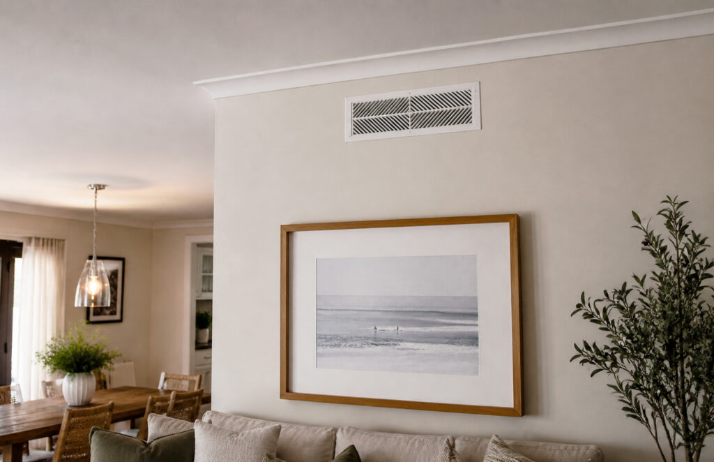Home cooling with existing ducting
