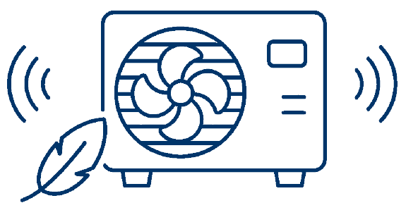 Quiet, Low-Impact Operation heat pumps